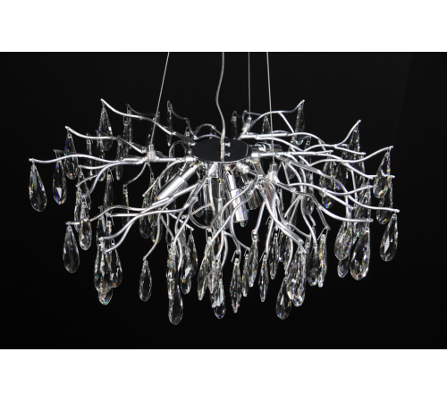 Люстра в стилі Rise Silver "Кришталева крапля"