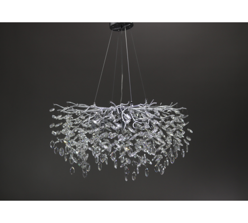 Люстра в стилі Rise Silver "Кришталевий дощ" 600