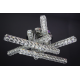Люстра в стилі Rise "Trek Crystal Silver"