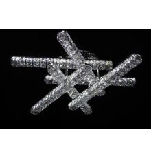 Люстра в стилі Rise "Trek Crystal Silver"
