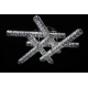 Люстра в стилі Rise "Trek Crystal Silver"