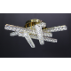 Люстра в стилі Rise "Trek Crystal Gold"