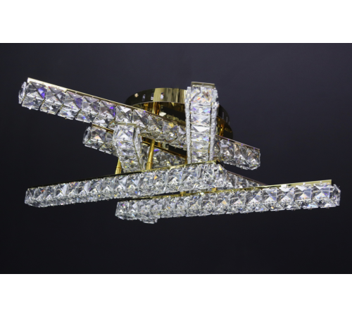 Люстра в стилі Rise "Trek Crystal Gold"