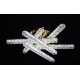 Люстра в стилі Rise "Trek Crystal Gold"