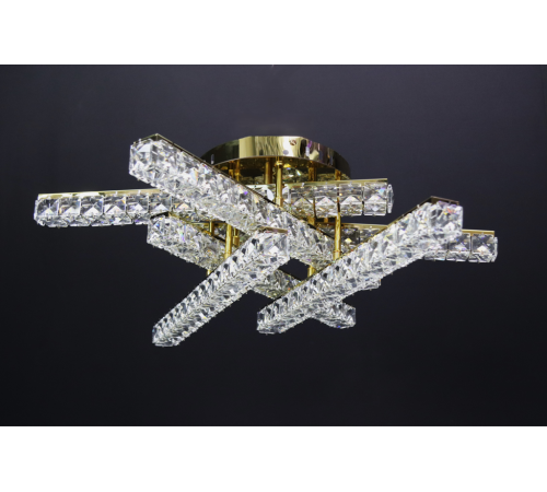 Люстра в стилі Rise "Trek Crystal Gold"