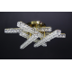 Люстра в стилі Rise "Trek Crystal Gold"