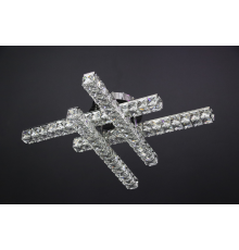 Люстра в стилі Rise "Trek Crystal Silver 80W"