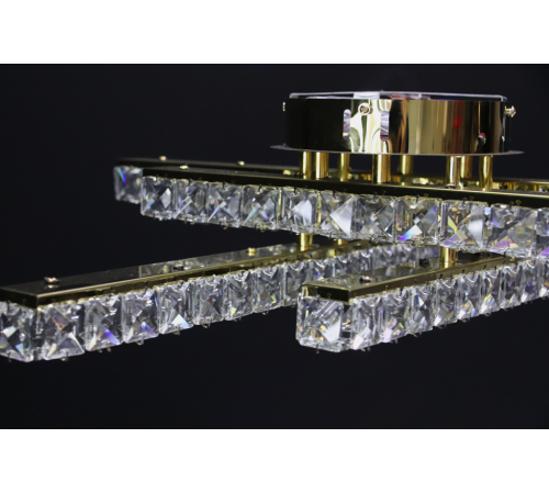 Люстра в стилі Rise "Trek Crystal Gold 80W"