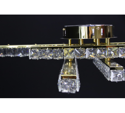 Люстра в стилі Rise "Trek Crystal Gold 80W"