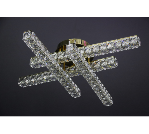 Люстра в стилі Rise "Trek Crystal Gold 80W"