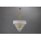 Люстра в стилi Rise Флейта Gold&White "Кришталева симфонія"