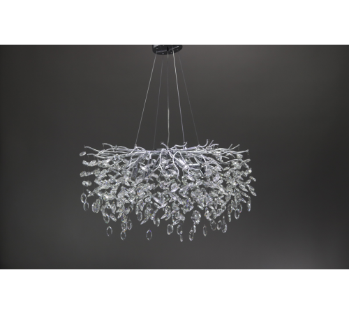 Люстра в стилі Rise Silver "Кришталевий дощ" 800
