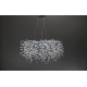 Люстра в стилі Rise Silver "Кришталевий дощ" 800
