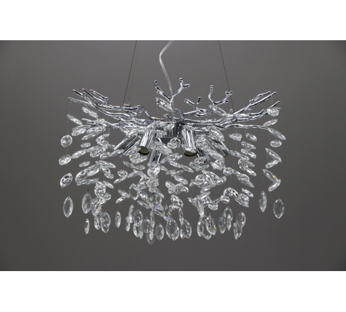 Люстра в стилі Rise Silver "Кришталевий дощ" 500