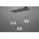 Люстра в стилi Rise "Ар-Деко фужер Silver6"